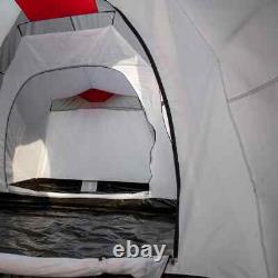 Tente de camping 4-6 personnes avec 2 chambres, espace de vie et vestibule