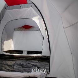 Tente de camping 4-6 personnes avec 2 chambres, espace de vie et vestibule