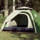 Tente De Camping 4 Personnes Imperm&eacute;able, Pop-up, Montage Rapide, Grand Format Pour Festival Et Ext&eacute;rieur