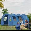 Tente De Camping 5-6 Personnes Avec 2 Chambres, Sol Et Sac De Transport
