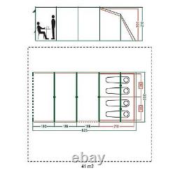 Tente de camping Coleman pour 4 personnes Meadowood 4l Chambres assombries Imperméable