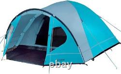 Tente de camping HeavyDuty 4 personnes imperméable à double couche facile à monter durable légère