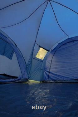 Tente de camping Mountain Warehouse de style dôme avec grande ventilation pour 6 personnes