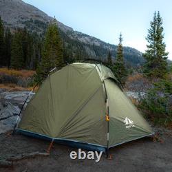 Tente de camping Night Cat 2 personnes à double couche avec deux portes pour randonnée en 4 saisons