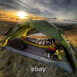 Tente de camping Night Cat compacte pour 2 personnes, tente dôme facile à monter pour la randonnée et le jardin