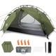 Tente De Camping Night Cat Compacte Pour 2 Personnes, Tente En Dôme Facile à Installer Pour La Randonnée Et Le Jardin