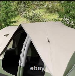 Tente de camping Outsunny 2 chambres pour 6-8 personnes, grande tente familiale avec 2000mm