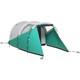 Tente De Camping Outsunny 3000 Mm Imperméable Avec 2 Chambres Pour 3 Personnes, Verte