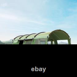 Tente de camping Outsunny 8 personnes design tunnel avec 4 grandes fenêtres