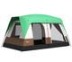 Tente De Camping Outsunny Avec Auvent Imperm&eacute;able De 3000 Mm Et Panneaux En Mailles Verts