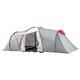 Tente De Camping Outsunny Pour 4-6 Personnes Avec 2 Chambres, Espace De Vie Et Vestibule