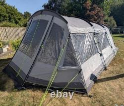 Tente de camping Outwell Alabama pour 5 personnes avec tapis, grise