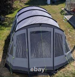 Tente de camping Outwell Alabama pour 5 personnes avec tapis, grise