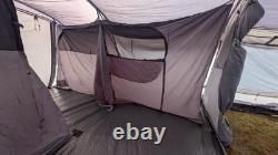 Tente de camping Outwell Alabama pour 5 personnes avec tapis, grise
