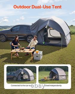 Tente de camping SUV VEVOR pour extérieur, tente SUV avec 2 portes étanche pour 5 à 8 personnes