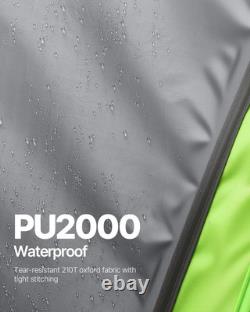 Tente de camping SUV VEVOR pour extérieur, tente SUV avec 2 portes étanche pour 5 à 8 personnes