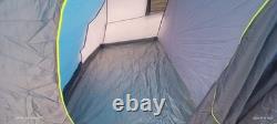 Tente de camping Sunncamp Shadow 800 DL 8 places homme grande avec poteaux bleu/argent
