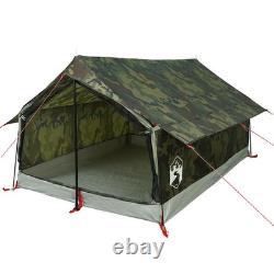 Tente de camping WALPLUS 2 personnes camouflage étanche abri portable extérieur