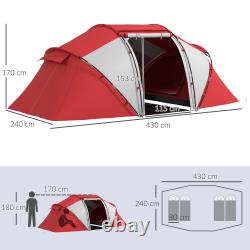 Tente de camping, abri de randonnée, tente de randonnée, spacieuse, robuste, stable, remise à neuf