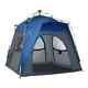 Tente De Camping Automatique Outsunny Pour 4 Personnes, Tente Pop-up Extérieure, Sac à Dos Portable.