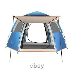 Tente de camping automatique hexagonale grande espace étanche pour famille OXFI