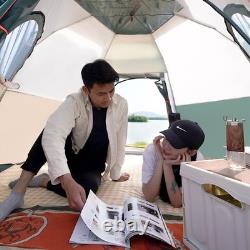 Tente de camping automatique hexagonale grande espace étanche pour famille OXFI