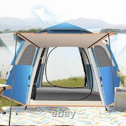 Tente de camping automatique hexagonale grande espace étanche pour famille OXFI