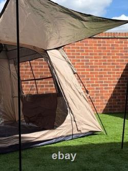 Tente de camping automatique pop-up Mountainhiker noire, 2 personnes, imperméable PU2000, protection UV