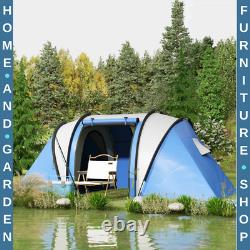Tente de camping avec 2 chambres et espace de vie, abri familial pour festival étanche 3000 mm