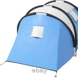 Tente de camping avec 2 chambres et espace de vie, abri familial pour festival étanche 3000 mm