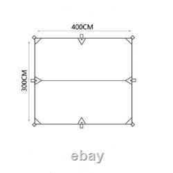 Tente de camping beige pour usage extérieur avec protection UV et anti-soleil