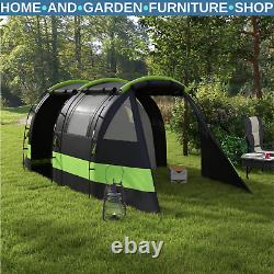 Tente de camping blackout pour 4 à 5 personnes avec chambre et salon, 3000 mm imperméable
