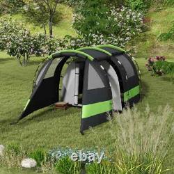 Tente de camping blackout pour 4 à 5 personnes avec chambre et salon, 3000 mm imperméable