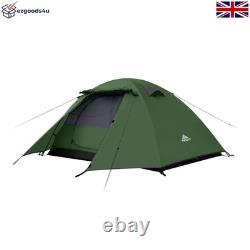 Tente de camping coupe-vent pour 2 personnes avec montage rapide, idéale pour les amateurs de plein air