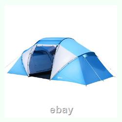 Tente de camping dôme pour 4-6 personnes Outsunny pour famille, groupe de voyage, randonnée, pêche