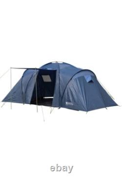 Tente de camping en dôme Mountain Warehouse avec grande ventilation pour 6 personnes