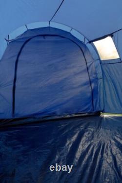 Tente de camping en dôme Mountain Warehouse avec grande ventilation pour 6 personnes