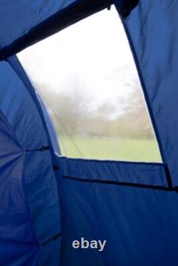 Tente de camping en dôme Mountain Warehouse avec grande ventilation pour 6 personnes