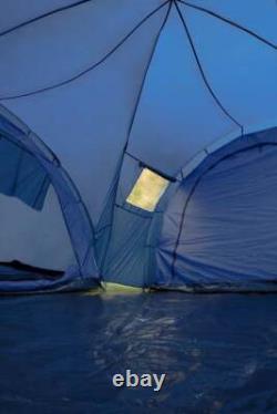 Tente de camping en dôme Mountain Warehouse avec grande ventilation pour 6 personnes