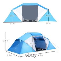 Tente de camping en dôme pour 4-6 personnes, voyage en famille, groupe, randonnée, pêche Tente de camping en dôme pour 4-6 personnes, voyage en famille, groupe, randonnée, pêche