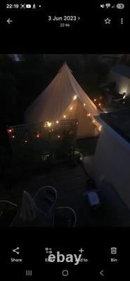 Tente de camping en toile grande taille en excellent état / Jardin / Festival