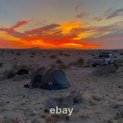 Tente de camping et de randonnée pour 2 à 4 personnes, imperméable, automatique, instantanée, neuve.