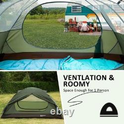 Tente de camping étanche pour 1 personne avec montage facile, idéale pour les aventures en plein air