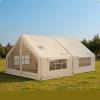 Tente De Camping Extensible Portable Grande Tente Familiale Robuste Pour Les Sorties En Plein Air