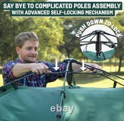 Tente de camping extérieure réactive avec pare-soleil 3 secondes