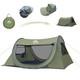 Tente De Camping Extérieure Waterproof à Double Couche Avec Pop-up Instantané Pour 2 Personnes