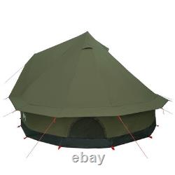 Tente de camping familiale 6 personnes imperméable abri extérieur vert armée grande