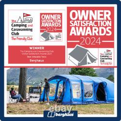 Tente de camping familiale Berghaus Freedom 5 personnes Nightfall avec chambres obscurcies