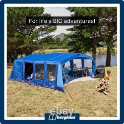 Tente de camping familiale Berghaus Freedom 7 places Nightfall avec chambres assombries