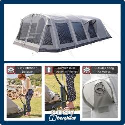 Tente de camping familiale Berghaus Telstar 8 personnes Nightfall avec chambres assombries